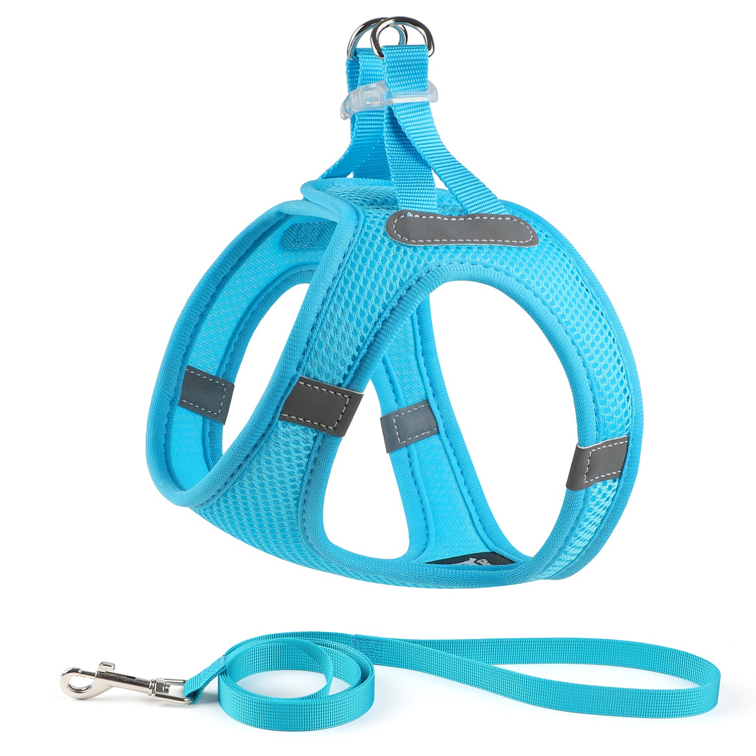 Charkool Reflective Dog Harness and Leash, Adjustable Breathable Dog Vest, Training for Extra Small Dogs