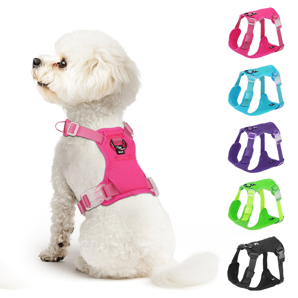 Jewyow No Pull Dog Harness, Adjustable Dog Vest with Soft Padding, Heavy Duty Dog Harness for Small, Medium, Large Dogs