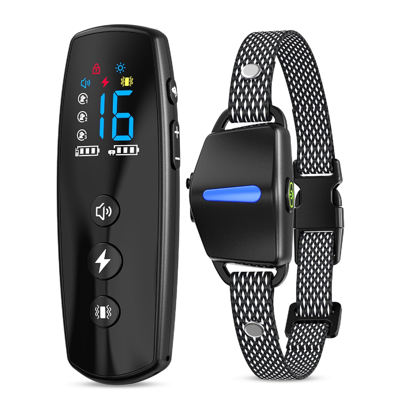Charkool Dog Training Collars with Remote 2600ft, Smart Dog Shock Collar with 4 Training Modes and Training Icons, Waterproof Electric Dog Shockers for Large and Medium Dogs
