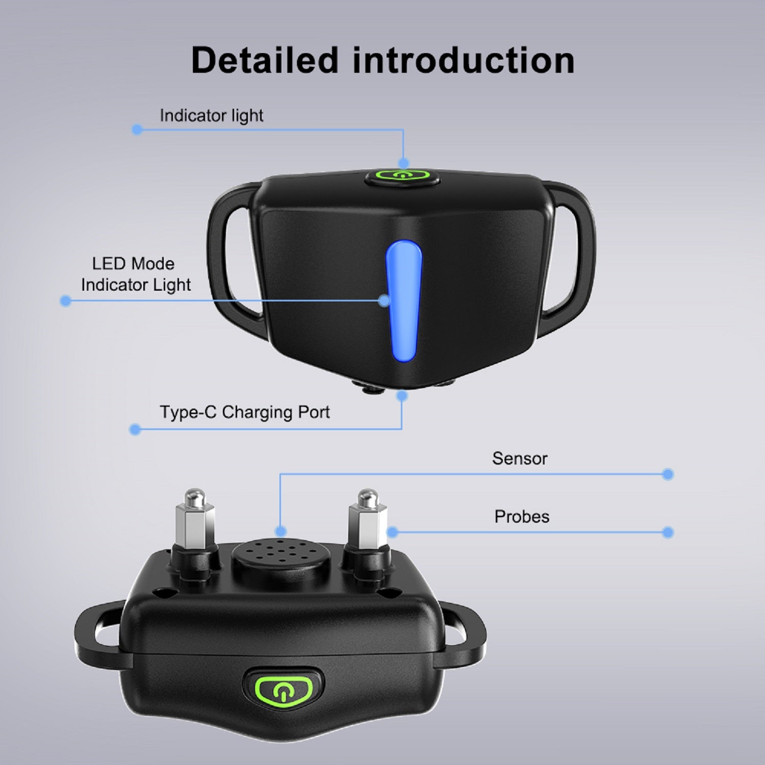 Charkool Dog Training Collars with Remote 2600ft, Smart Dog Shock Collar with 4 Training Modes and Training Icons, Waterproof Electric Dog Shockers for Large and Medium Dogs