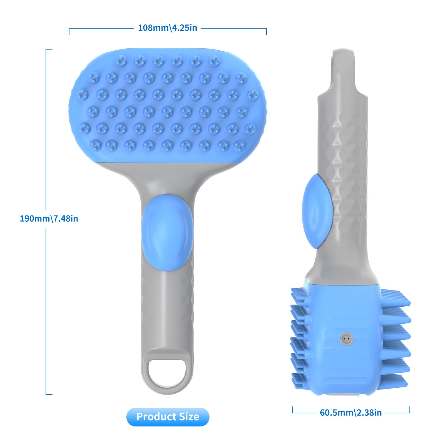 Dog Bath Brush, Dog Shampoo&Scrubber Brush for Bath Pet Supplies Dog Bathing Brush Scrubber Dog Shower/Grooming/Washing Brush for Short & Long Haired Dogs/Cats
