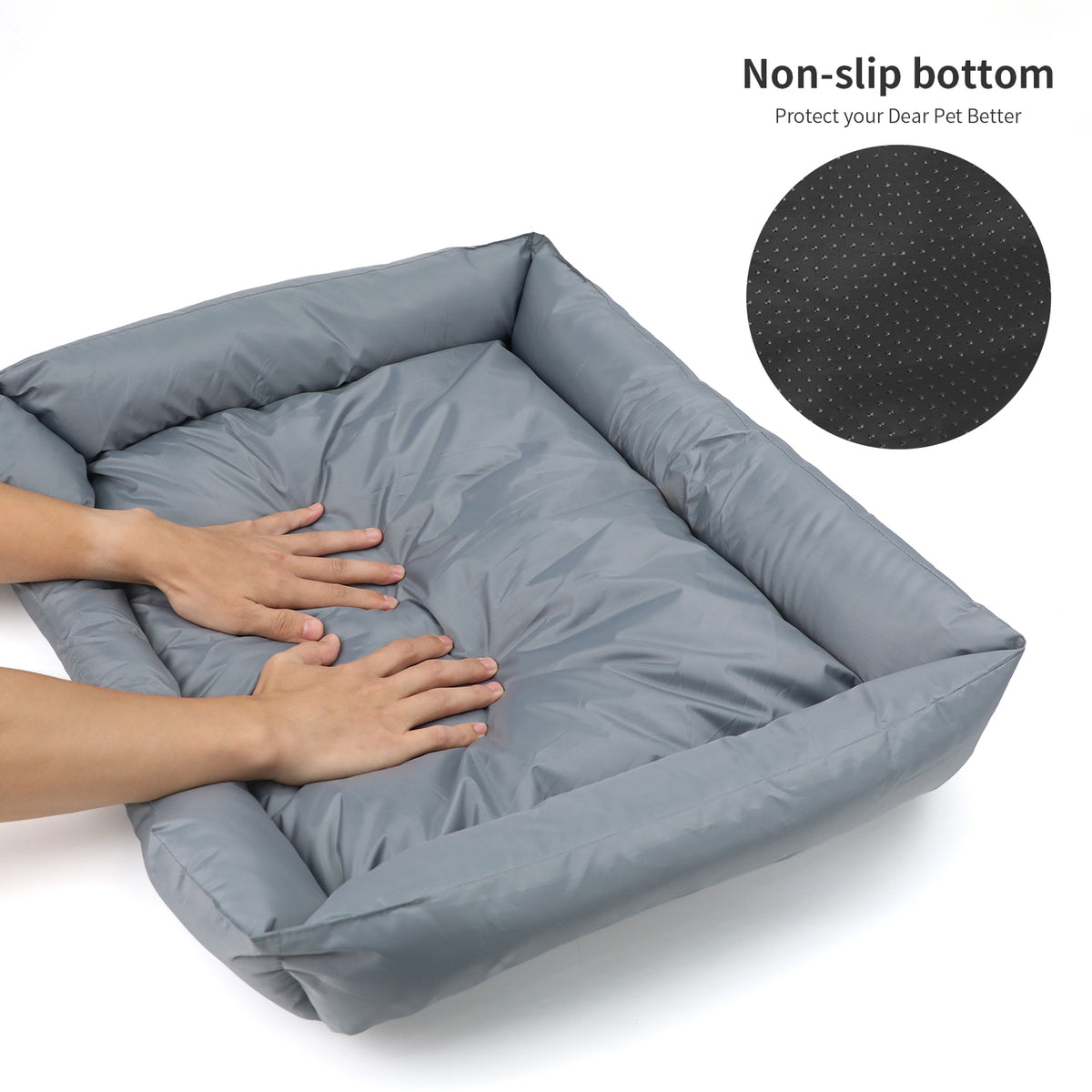 Charkool Dog Beds for Small Dog, Washable Small Dog Cat Bed Waterproof, Easy Wipe Clean Travel 20inch