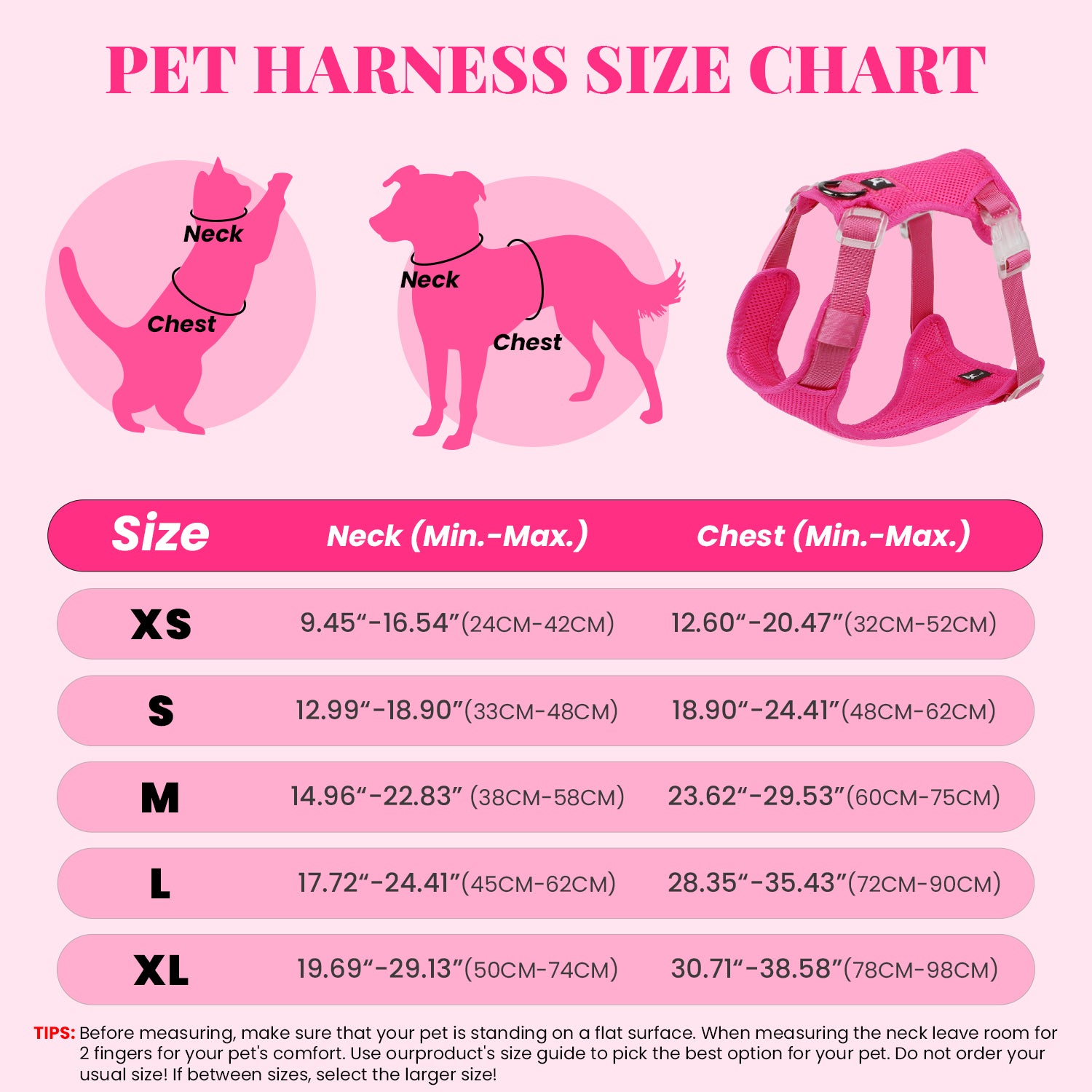 Jewyow No Pull Dog Harness, Adjustable Dog Vest with Soft Padding, Heavy Duty Dog Harness for Small, Medium, Large Dogs