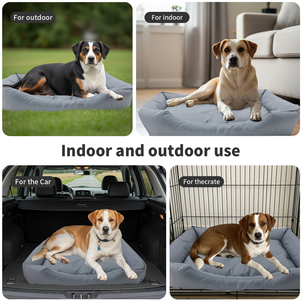 Charkool Dog Beds for Small Dog, Washable Small Dog Cat Bed Waterproof, Easy Wipe Clean Travel 20inch