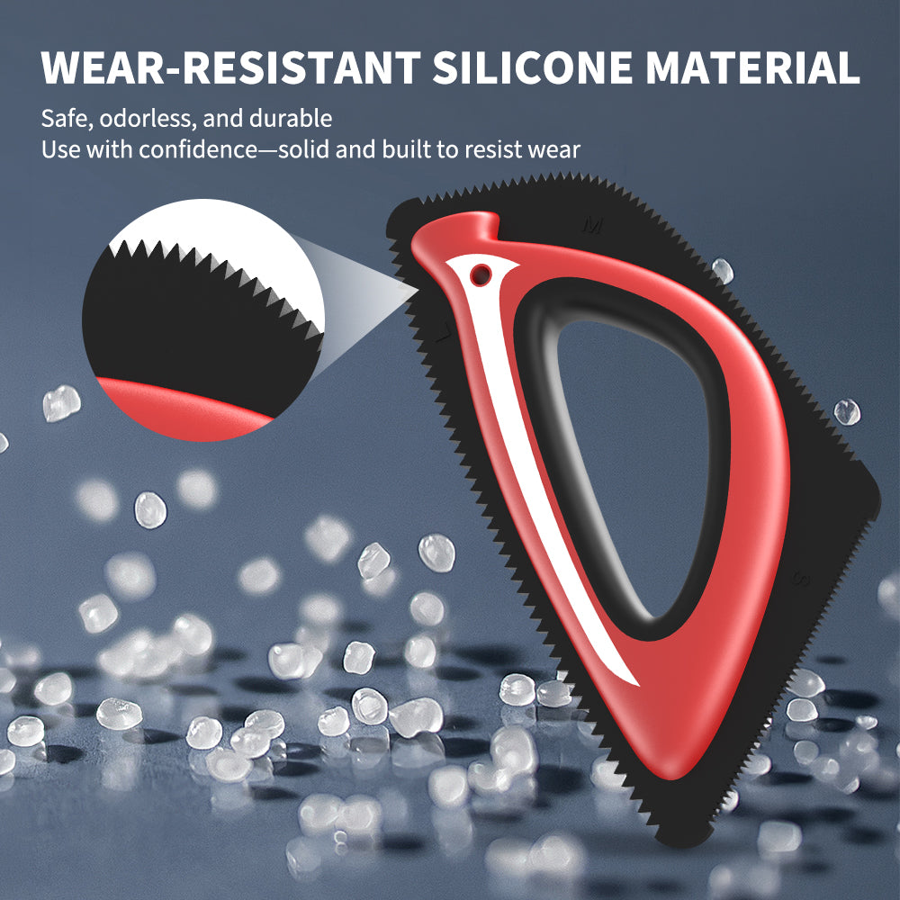 Jewyow Pet Hair Remover Brush – Efficient Dog & Cat Hair Removal Tool for Furniture, Carpet, Car Interior, Couch & Mats, Ergonomic & Durable (Red)