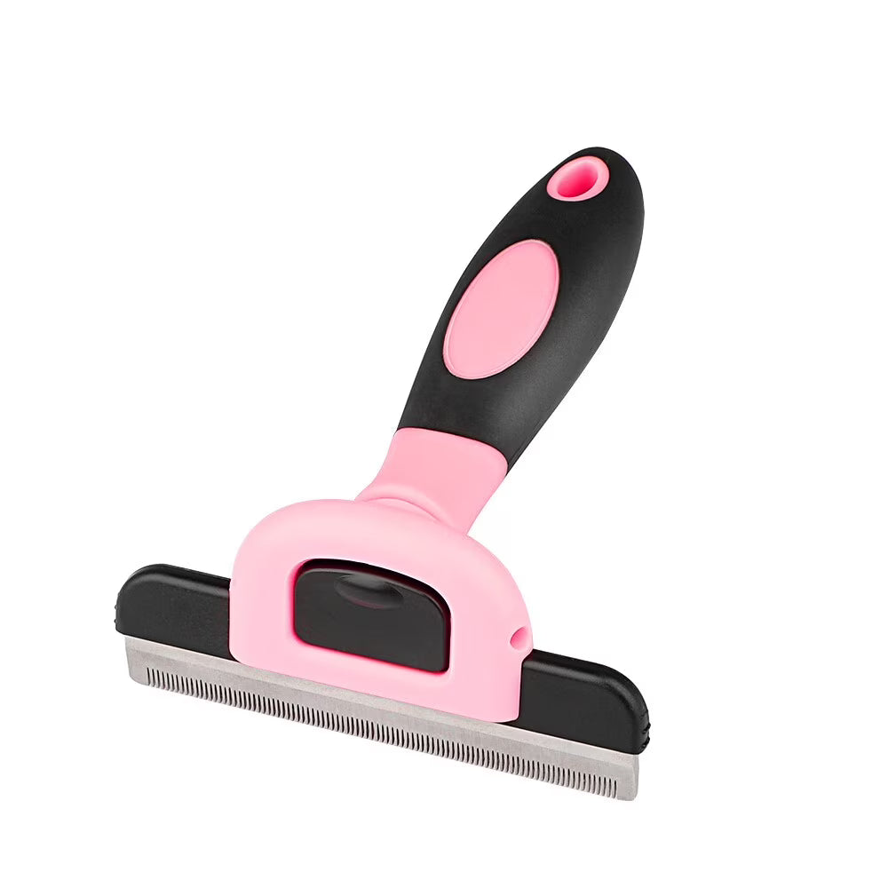 Charkool Dog/Cat Grooming Rake, Grooming Tool, Removes Loose Hair and Tangles